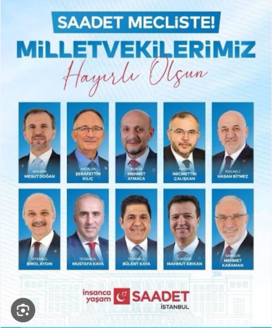 İlk günkü kararlılığını sürdüren tüm <a href="/SaadetPartisi/">Saadet Partisi</a> mensuplarını içtenlikle tebrik ediyorum. İnandıkları dava uğruna, tam bağımsız ve güçlü bir Türkiye idealiyle samimiyetle yürümeleri her türlü takdiri hak ediyor. Helal olsun.<a href="/mahmutarikansp/">Mahmut Arıkan</a>