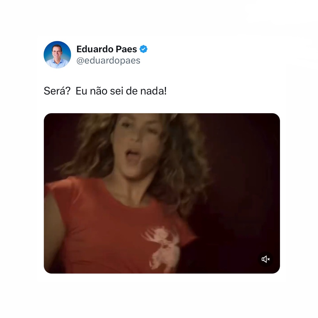 bchartsnet's tweet image. 🚨🇧🇷 Assim como fez com Lady Gaga, Eduardo Paes praticamente CONFIRMA Shakira como atração do “Todo Mundo No Rio” em maio de 2026.