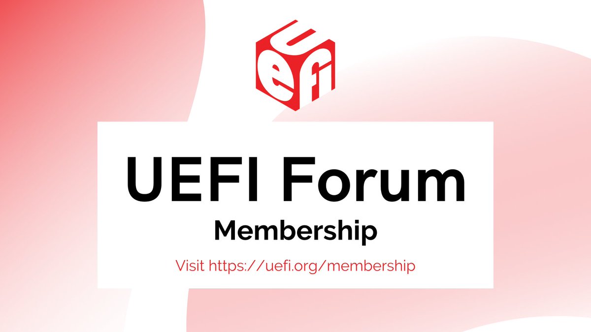 UEFI Forum tweet media