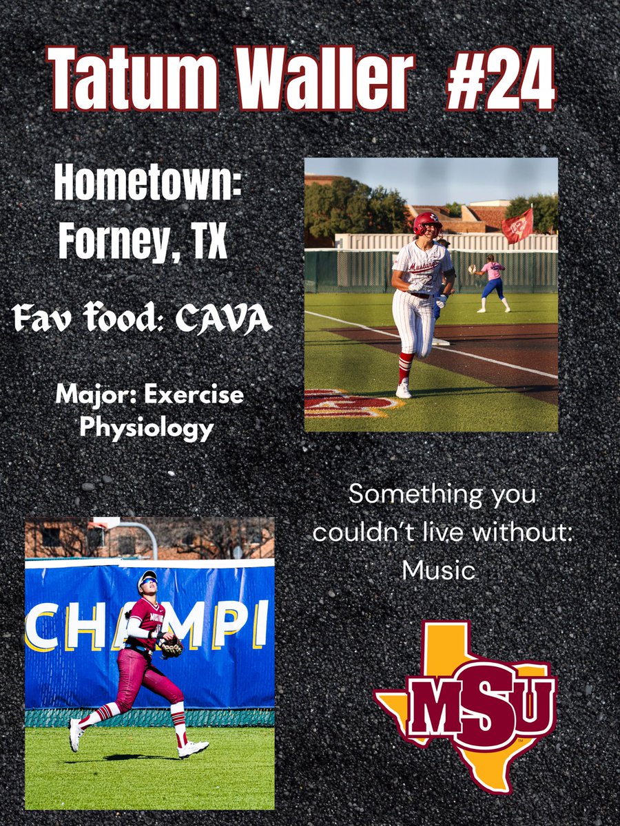 MSUTexasSB's tweet photo. Get to know Senior Tatum Waller! https://t.co/hYQ6pp6iQz