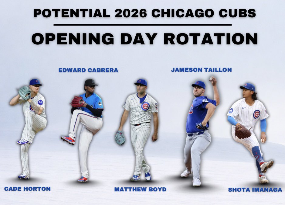 This is a playoff caliber rotation.