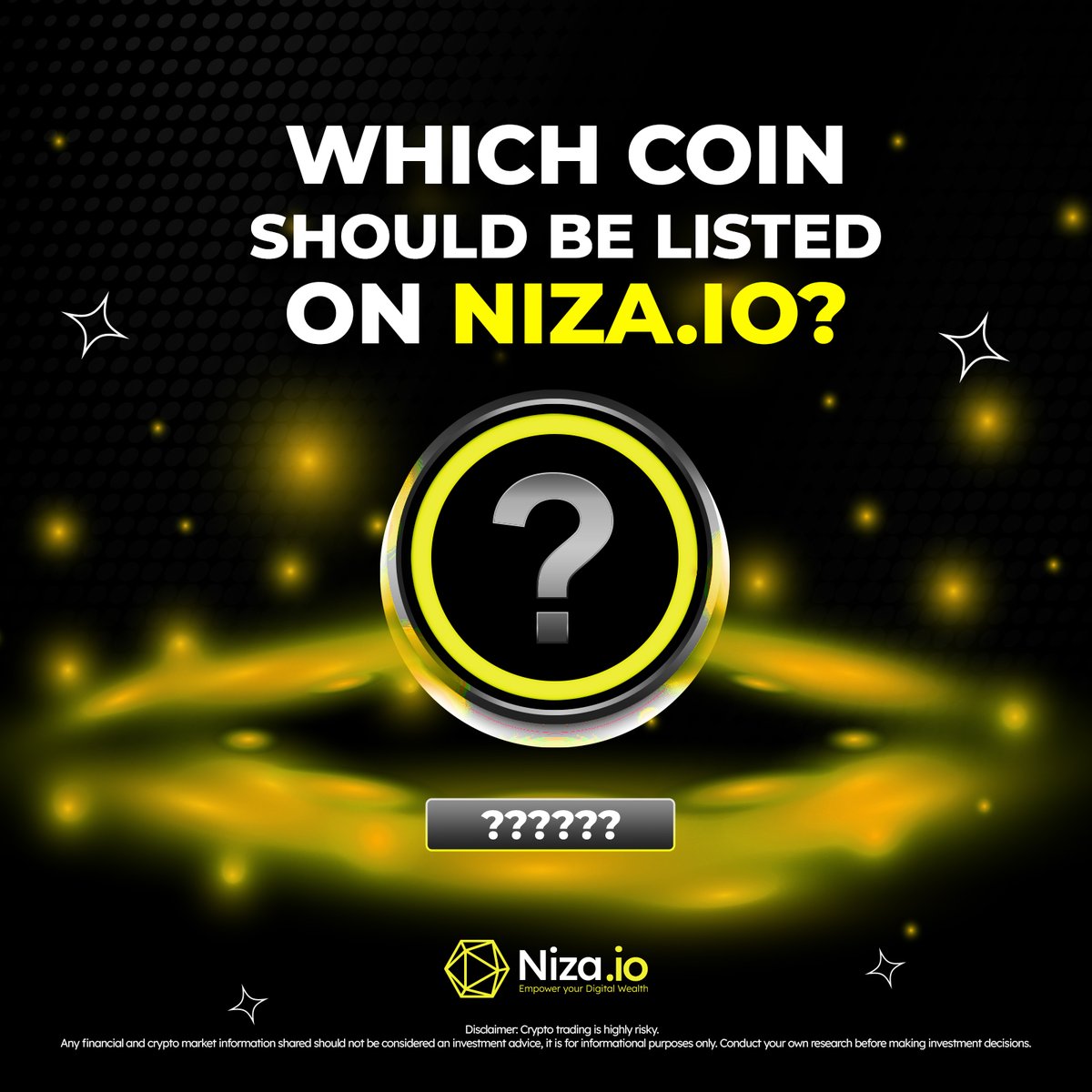 ⚡ Which coin deserves the spotlight on https://t.co/5QYVgqrU3b? 🚀 Share  your thoughts in the comments — your opinion could shape the next big move.  🚀💎 #niza #cryptocurrency #viralcrypto
