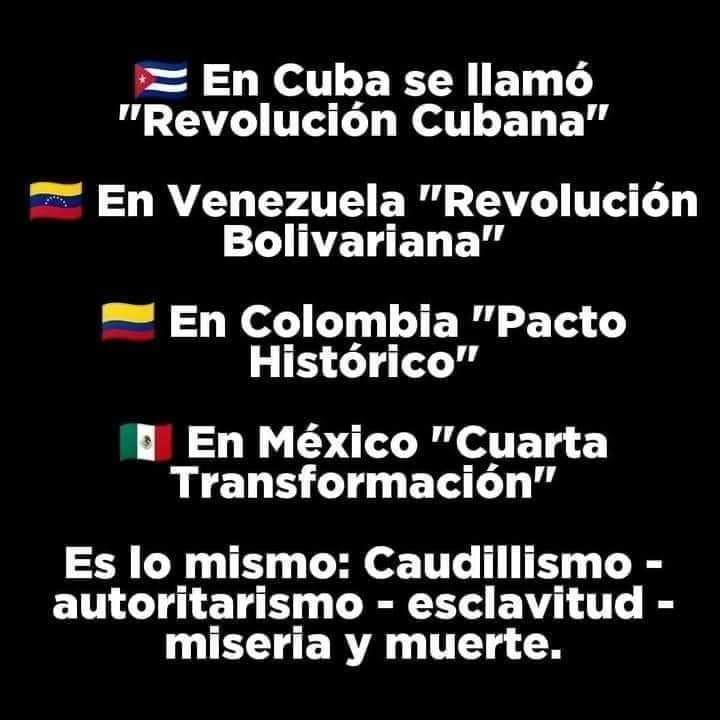 Esta es la verdadera historia
de la esclavitud, Miseria y Muerte Que trae el Populismo de los Dictadores 🤮

#MorenaDestruyendoAMexico