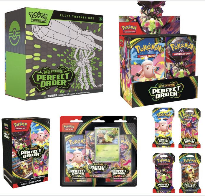PokemonRestocks's tweet image. All Perfect Order Pokemon TCG Products Officially Revealed for March 27th! ✨

We'll post when preorders are available!
#Pokemon #PokemonTCG