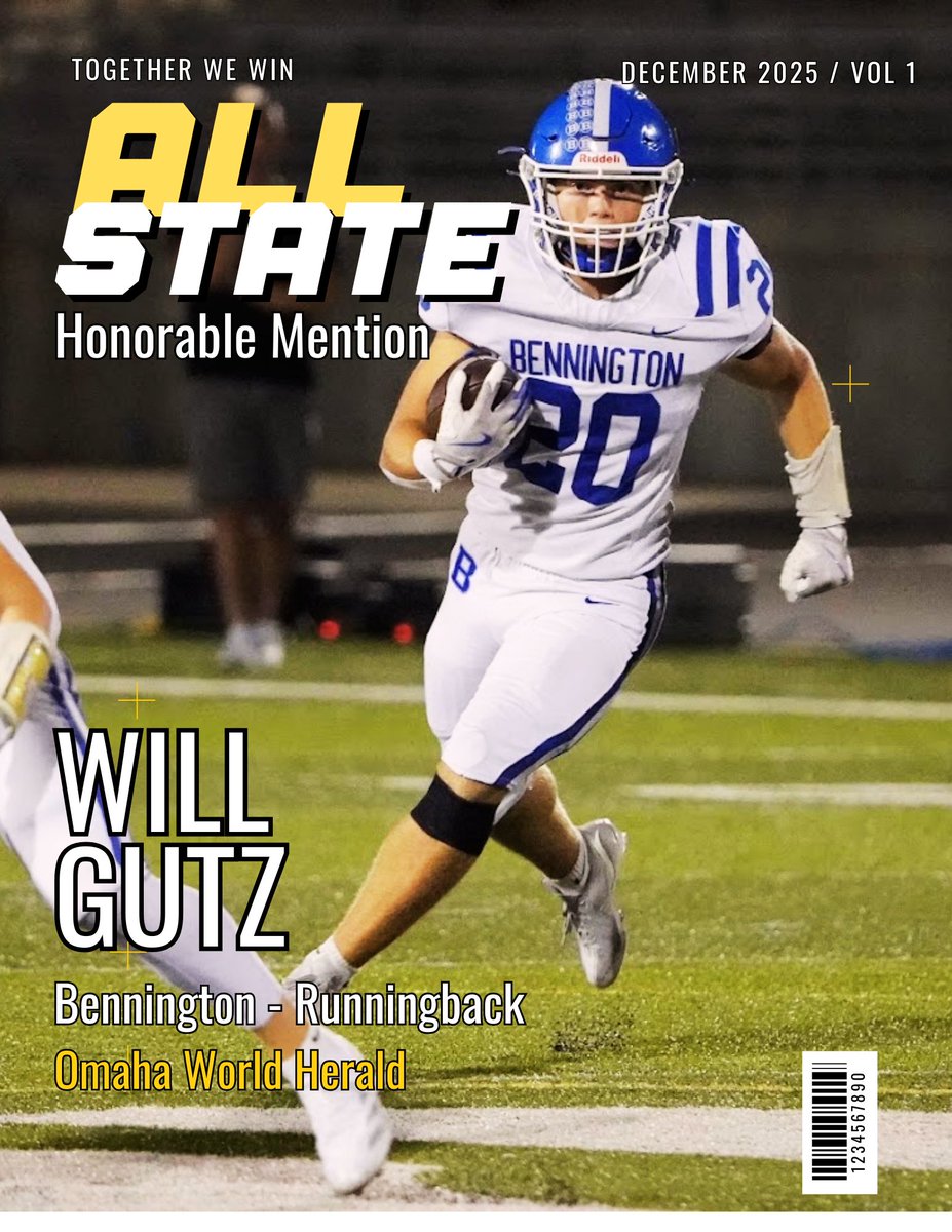 Badger_FB's tweet photo. Congratulations to all of our players who were recognized by the Omaha World-Herald and The Lincoln Journal Star as All-State Players! #TogetherWeWin https://t.co/9FgLAGhoss