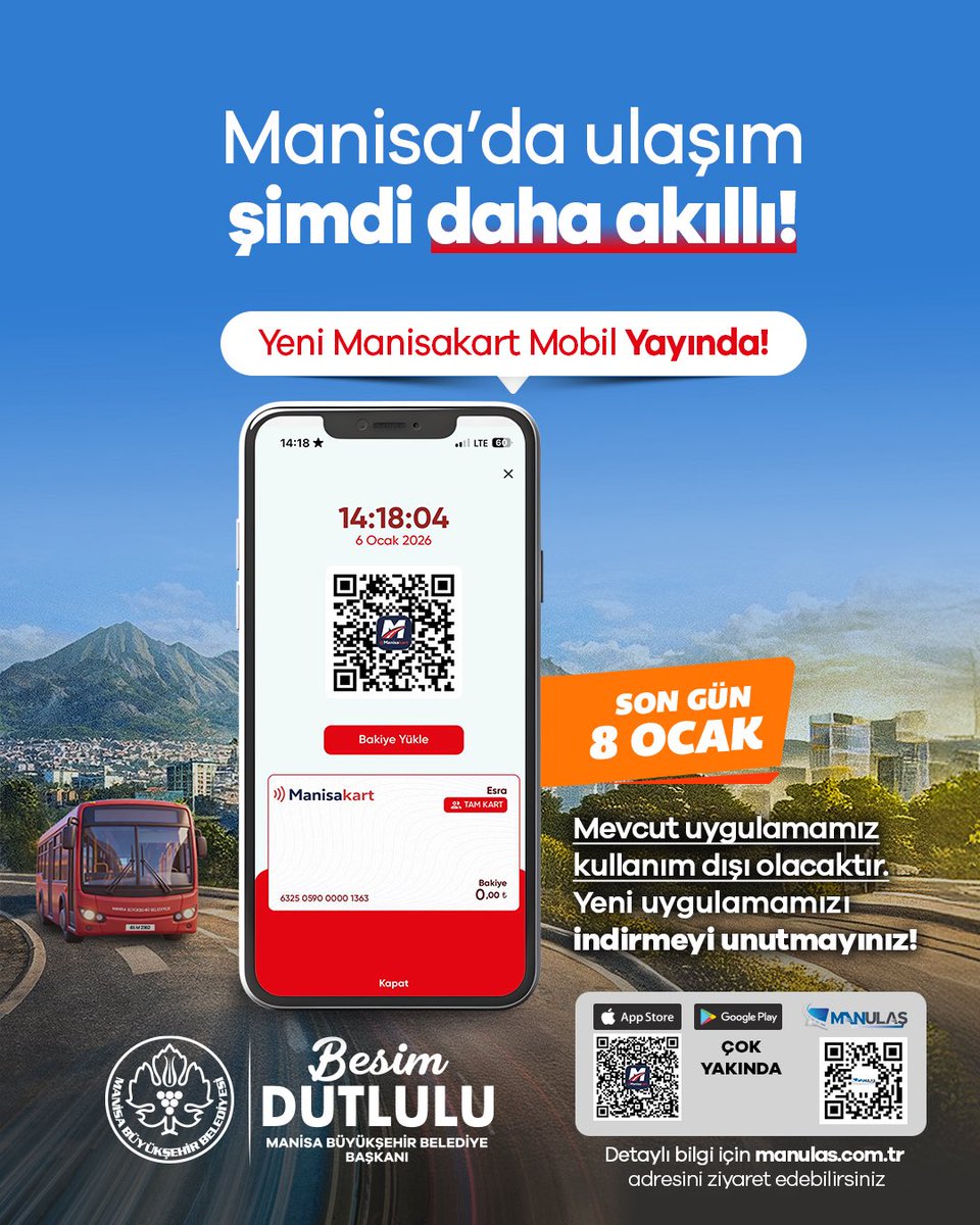 Manisa Büyükşehir Belediyesi tweet media
