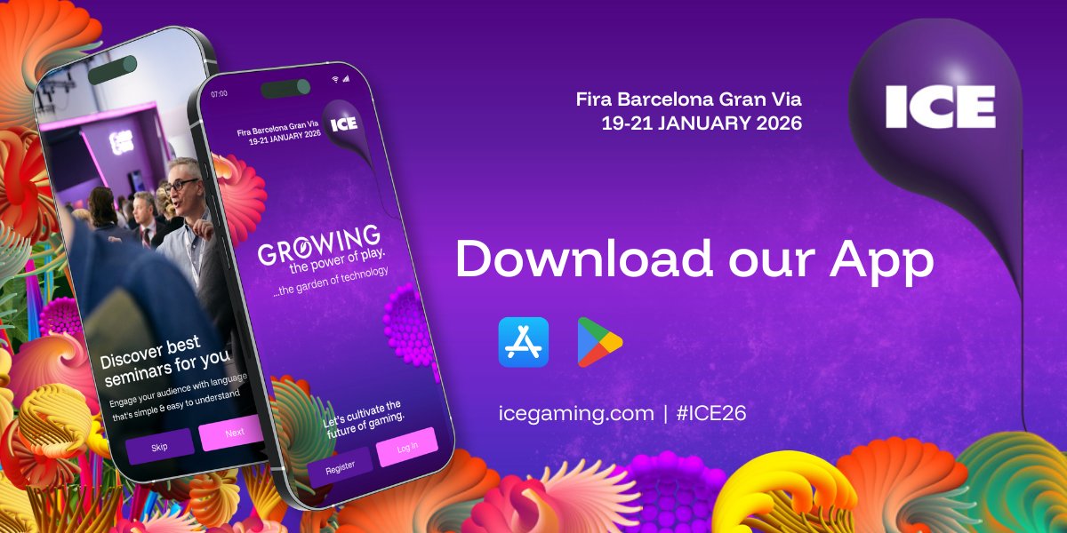 icegamingglobal's tweet photo. Take your #ICE26 experience to the next level with the Official ICE 2026 App!⚡

Features to Explore:
> Networking
> Book Meetings
> Fully bilingual
> Interactive

📱 Register first to access the app! 
>> https://t.co/jahiOQdyk4

Download the app > https://t.co/Sv8ztTKKuJ https://t.co/EWlotKWvqu