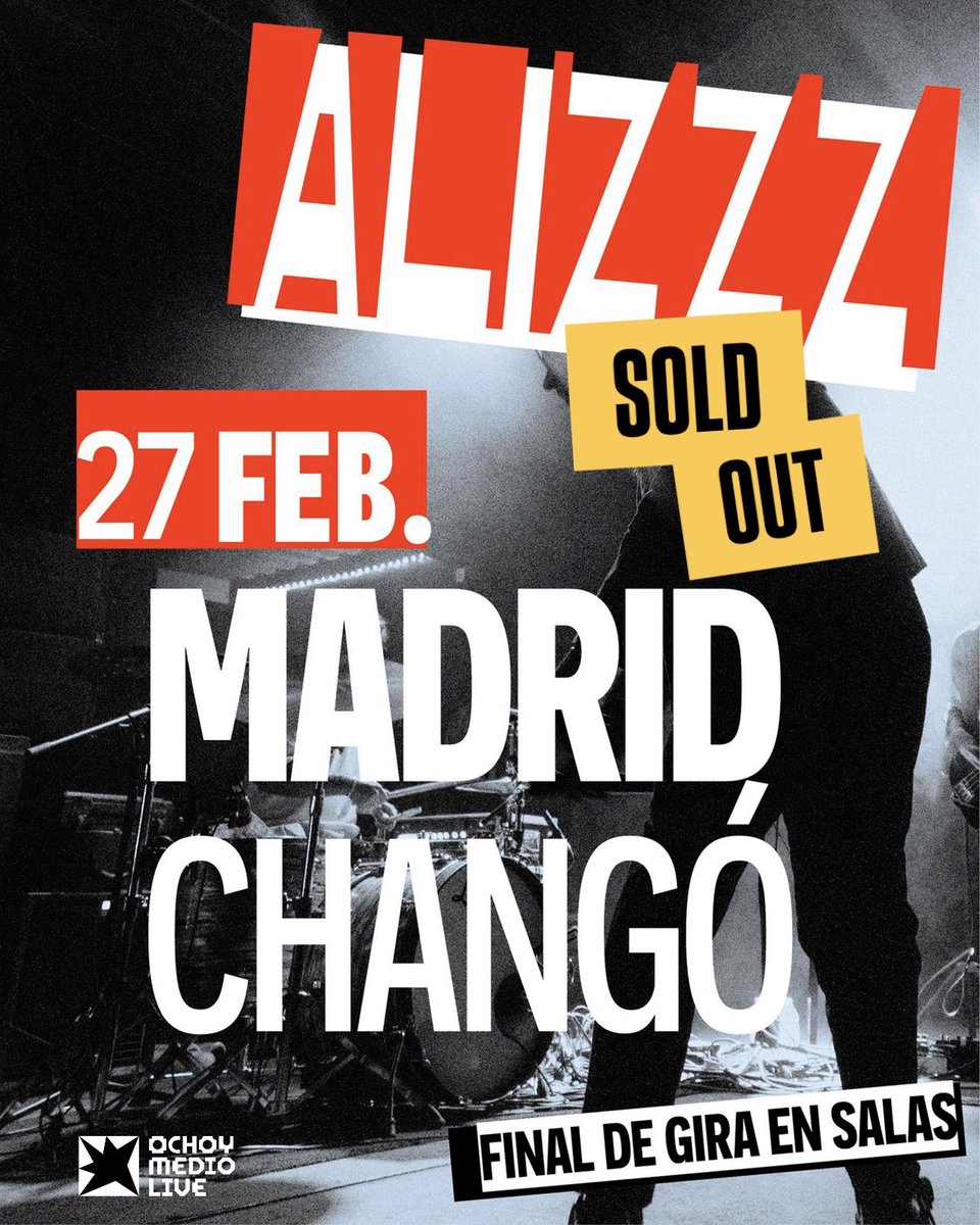¡ENTRADAS AGOTADAS! 💥 Todo vendido para el concierto especial y de aforo reducido de <a href="/alizzzmusic/">Cris</a> en Madrid. Un último viaje compartido antes de lo siguiente que quién sabe cuándo y qué será

¡Nos vemos el 27 de febrero en Changó!