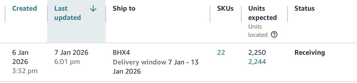 This customer joined us three years ago just starting out. 4 pallets and 2k units yesterday and 17 pallets and 5k units today, they’re absolutely smashing it out the park. All delivered into Amazon with CK Logistics 💫