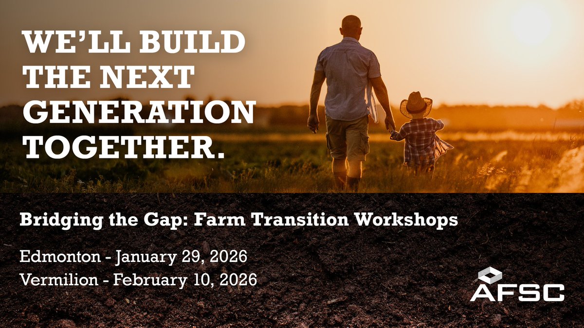 When’s the right time to talk #farmtransition? 5 years out? 10? Or… now?

Starting the conversation is often the hardest part. Bridging the Gap Farm Transition Workshops help families turn tough talks into action. Join us at an upcoming session: bit.ly/4oaujTe

#ABag