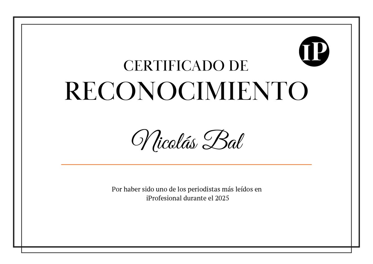Empiezo 2026 con 2 alegrías: recibí reconocimientos en iProfesional.com por haber sido uno de los autores más leídos de <a href="/EconoSus/">Economía Sustentable</a>, con más de 131.000 usuarios únicos, y de del equipo #evergreen, superando los 3,9 millones de usuarios únicos.
#periodismo  #SEO