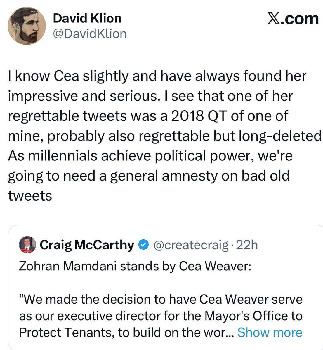 RobertMSterling's tweet image. Back in 2020, the left systematically tracked down and canceled 15-year-old kids quoting rap lyrics in Snapchat videos.

So no, you guys don’t get a “general amnesty” for being dumbass communists in your 20s and 30s.