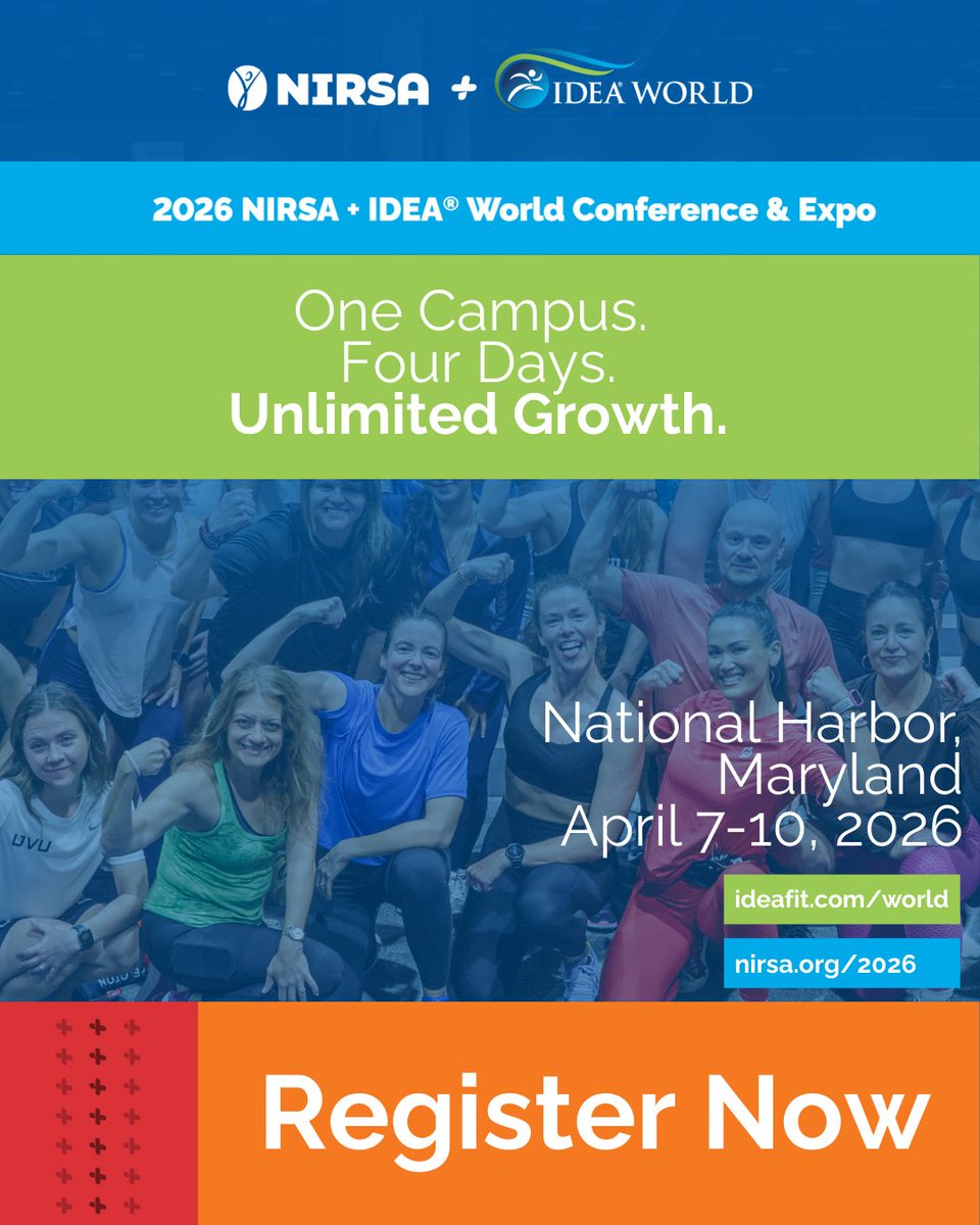 IDEA® Health & Fitness Association tweet media