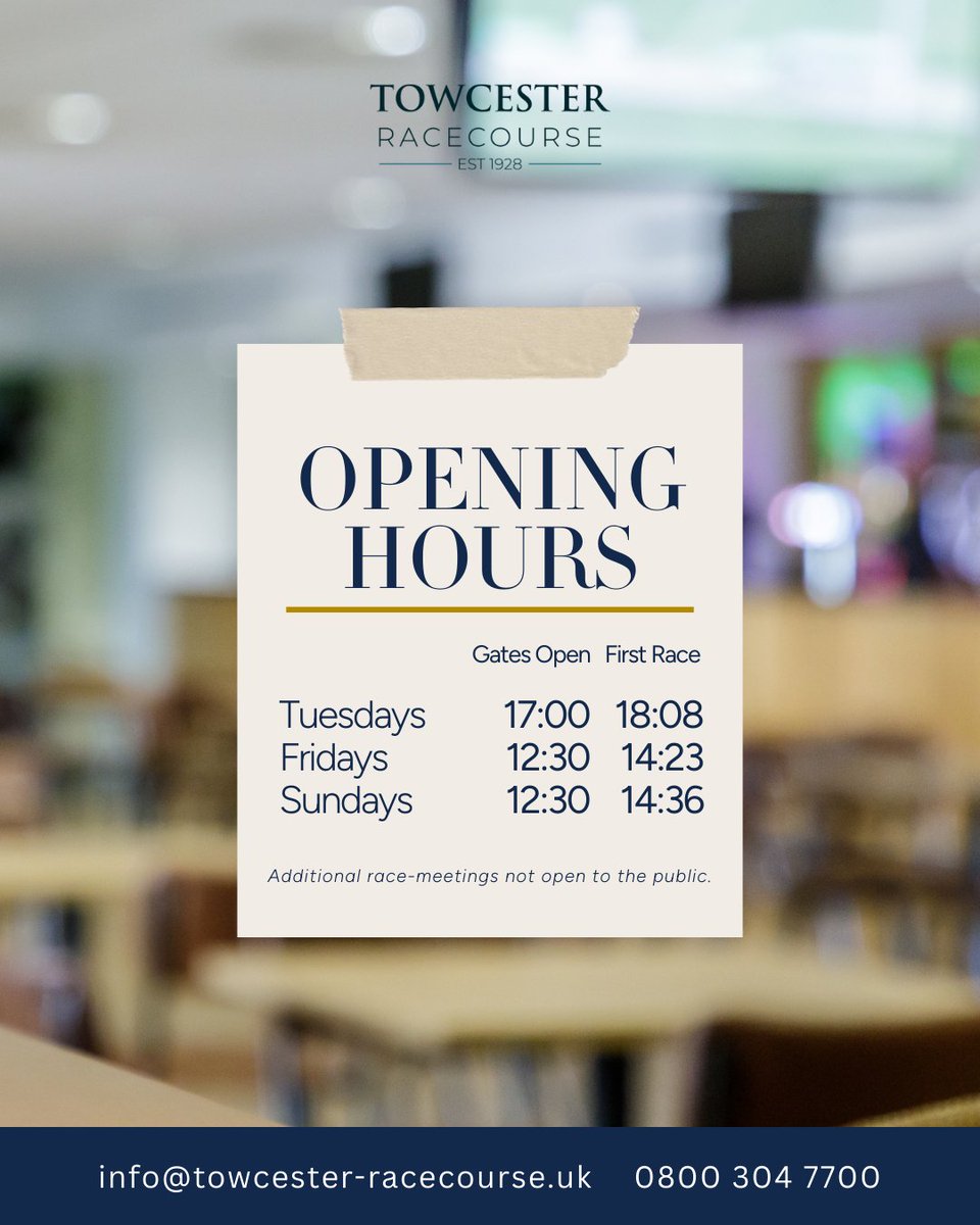 Towcester Racecourse tweet media