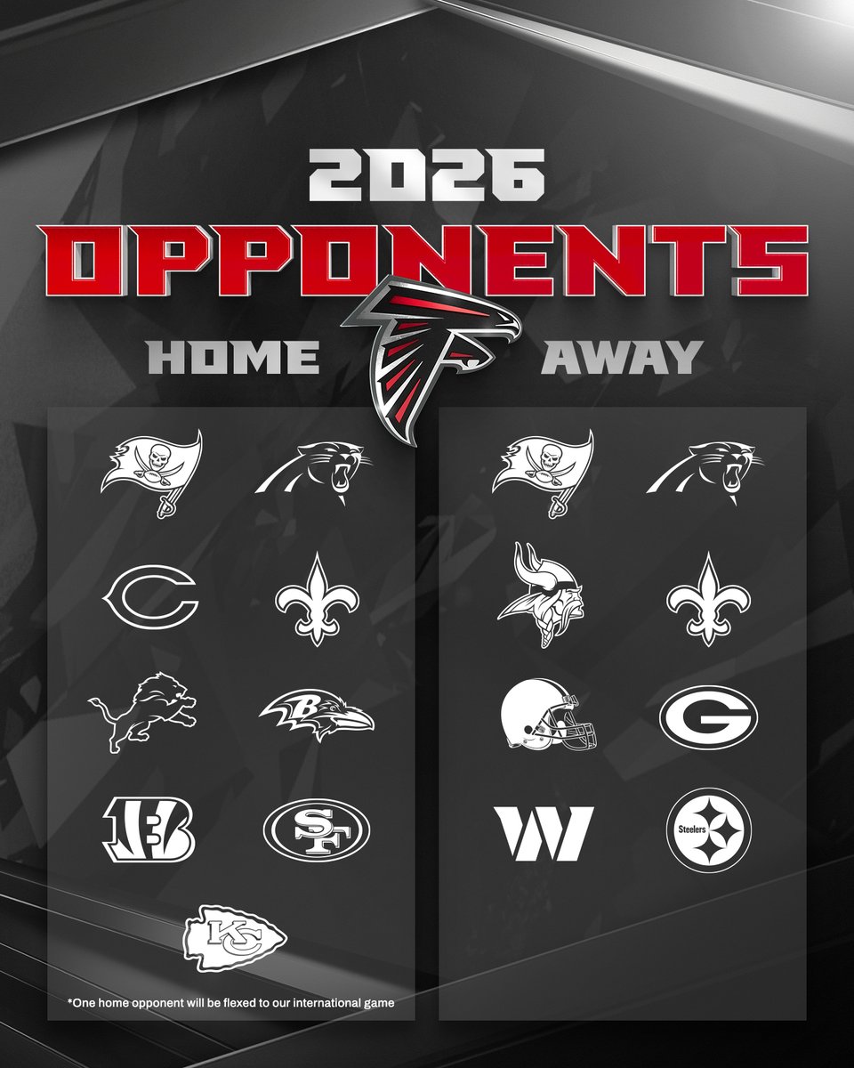 Our 2026 opponents are set