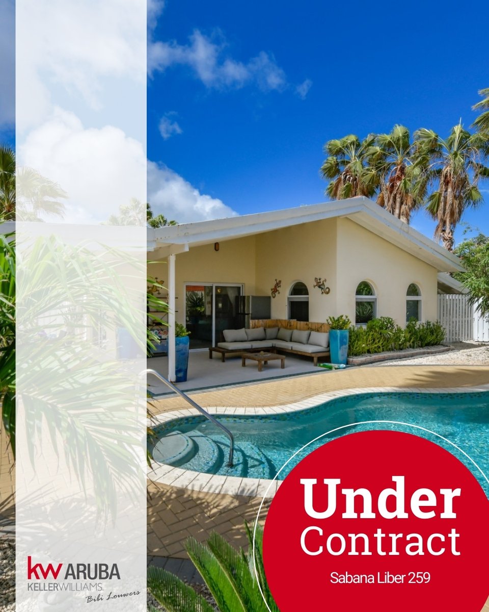🎉 𝗨𝗻𝗱𝗲𝗿 𝗖𝗼𝗻𝘁𝗿𝗮𝗰𝘁! 🎉
Sabana Liber 259 is officially Under Contract! Together with Lars Niemeijer! 🤝🏡

Ready to sell your property too? Let’s connect! 📲 +297 5697343

#UnderContract #SellWithBibi #SabanaLiber259