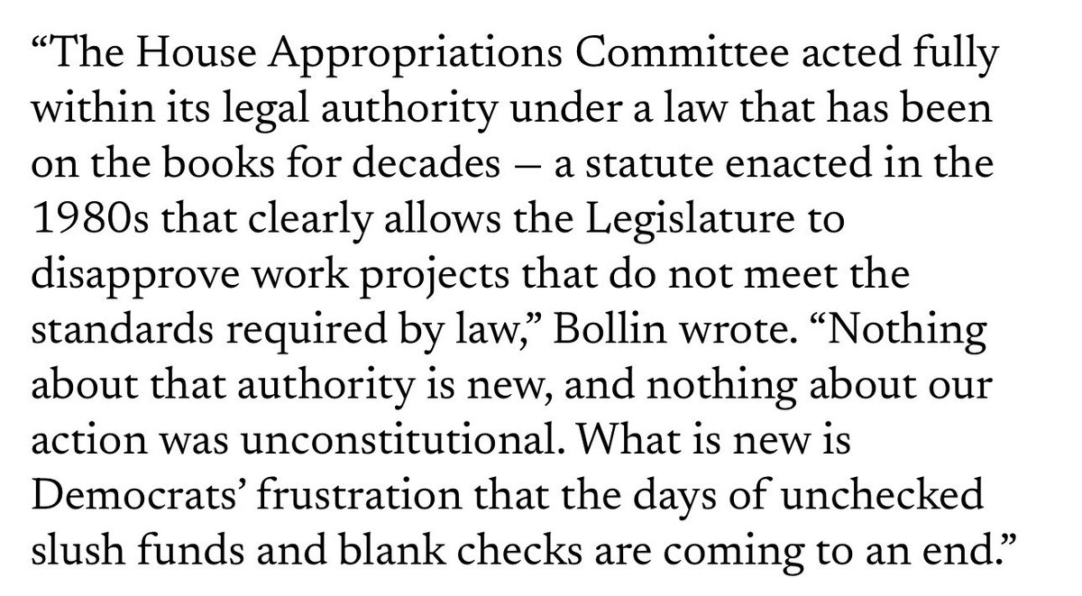 MI House Appropriations Chair <a href="/AbBollin/">Ann Bollin</a>: