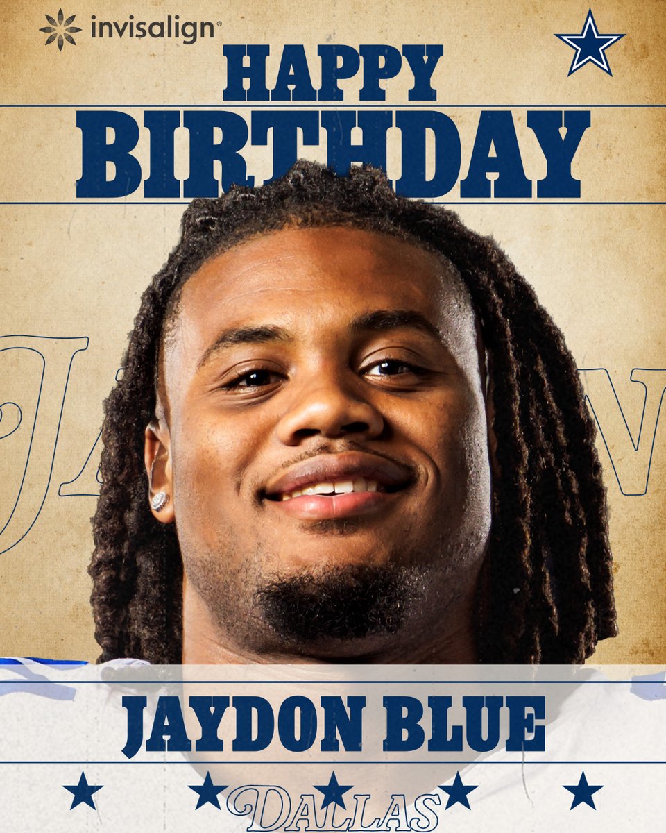 happy bday, @Jaydonblue23 🥳
#DallasCowboys | @Invisalign