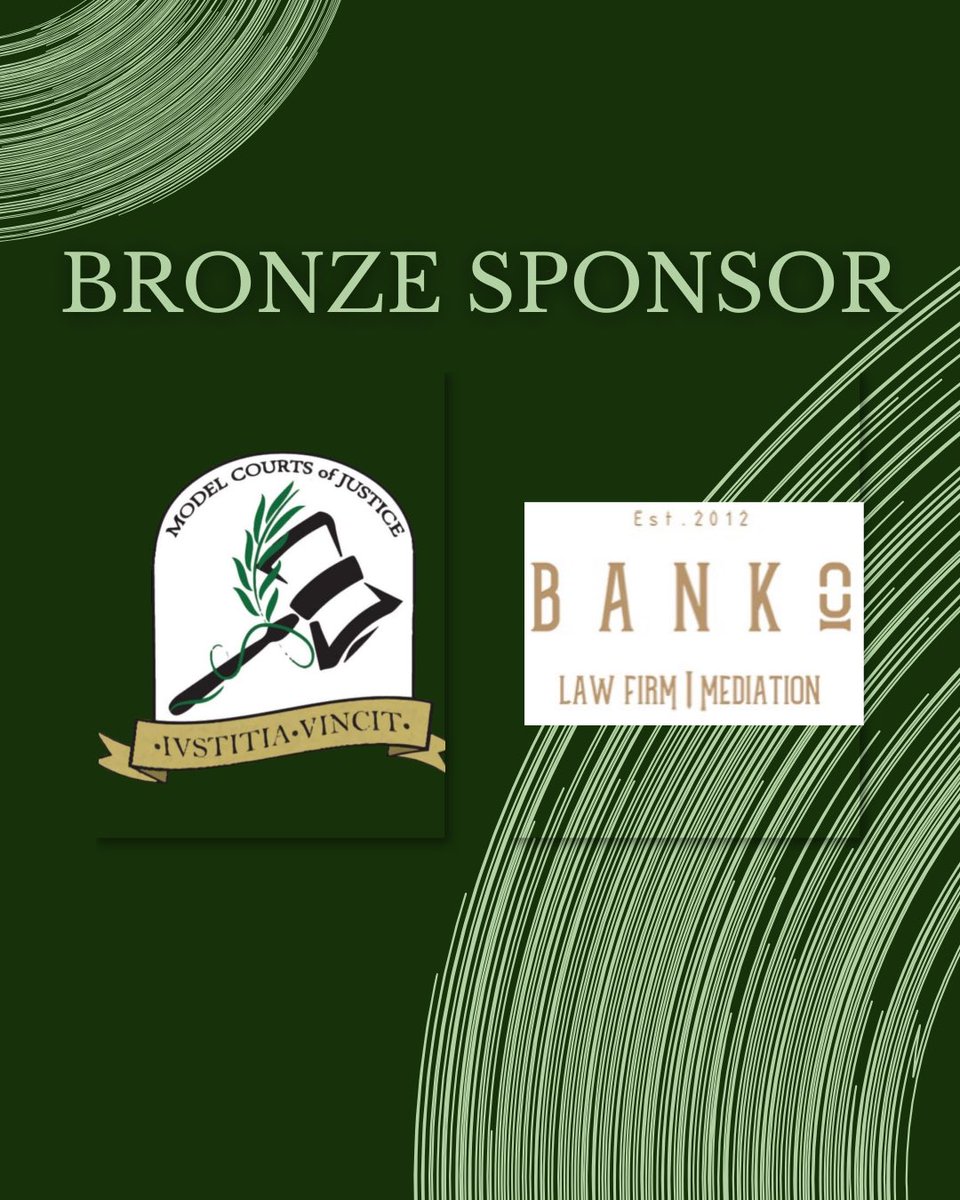 ModelCJ26's tweet image. We are proud to announce Banko Law Firm as one of the sponsors of ModelCJ2026!

We extend our deepest gratitude to the Banko Law Firm family for their invaluable support of ModelCJ2026 and for their trust in the potential of future legal professionals.

#BetterTogether