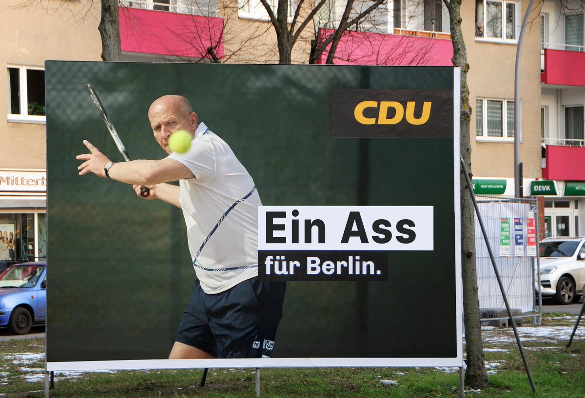jreichelt's tweet photo. Die neue Wahl-Kampagne der Berliner CDU ist da! https://t.co/42ZAER2v2r