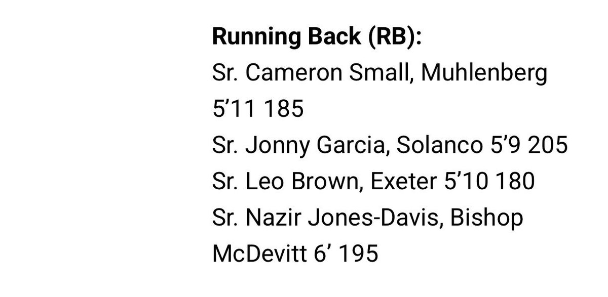 Blessed to receive all EPA 5A First team running back! #AGTG <a href="/EPAFootball/">EasternPAFootball</a> <a href="/PaFootballNews/">Pennsylvania Football News</a> <a href="/PRZVicCastillo/">VicCastilloPRZ</a> <a href="/EdOBrienCFB/">EdOBrienCFB</a> <a href="/SolancoSchlDist/">Solanco School District</a>