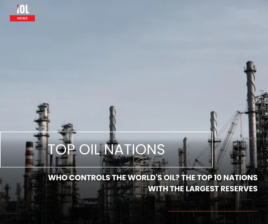 IOL's tweet photo. The world’s energy map is shaped by the top oil nations. From Venezuela to Saudi Arabia, these countries hold the largest proven reserves making them key players in global power and geopolitics.
#Venezuela #SauiArabia #TopOilNations #GlobalReserves #EnergyPower #OilGiants
Read on https://t.co/QNTsYGFIKA
