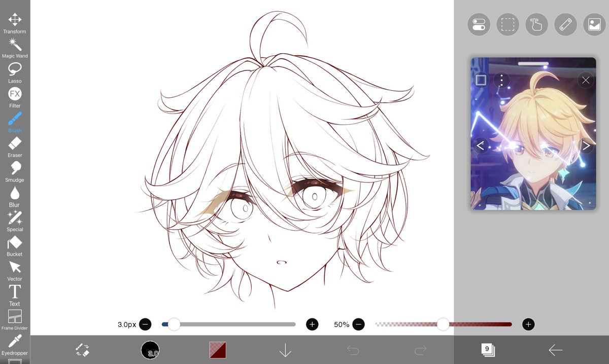 Thank god for the model update cuz i can finally understand how his hair works now 🙏