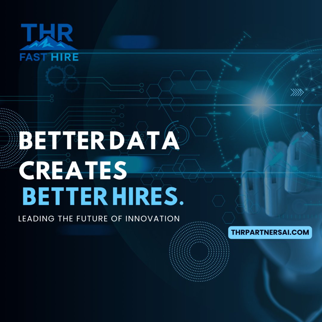 THRPartners's tweet image. Data strengthens hiring decisions.

#RecruitmentAI #HiringSolutions #THRPartners #FutureOfWork #AIRecruitment #SmartHiring #TechForTalent
