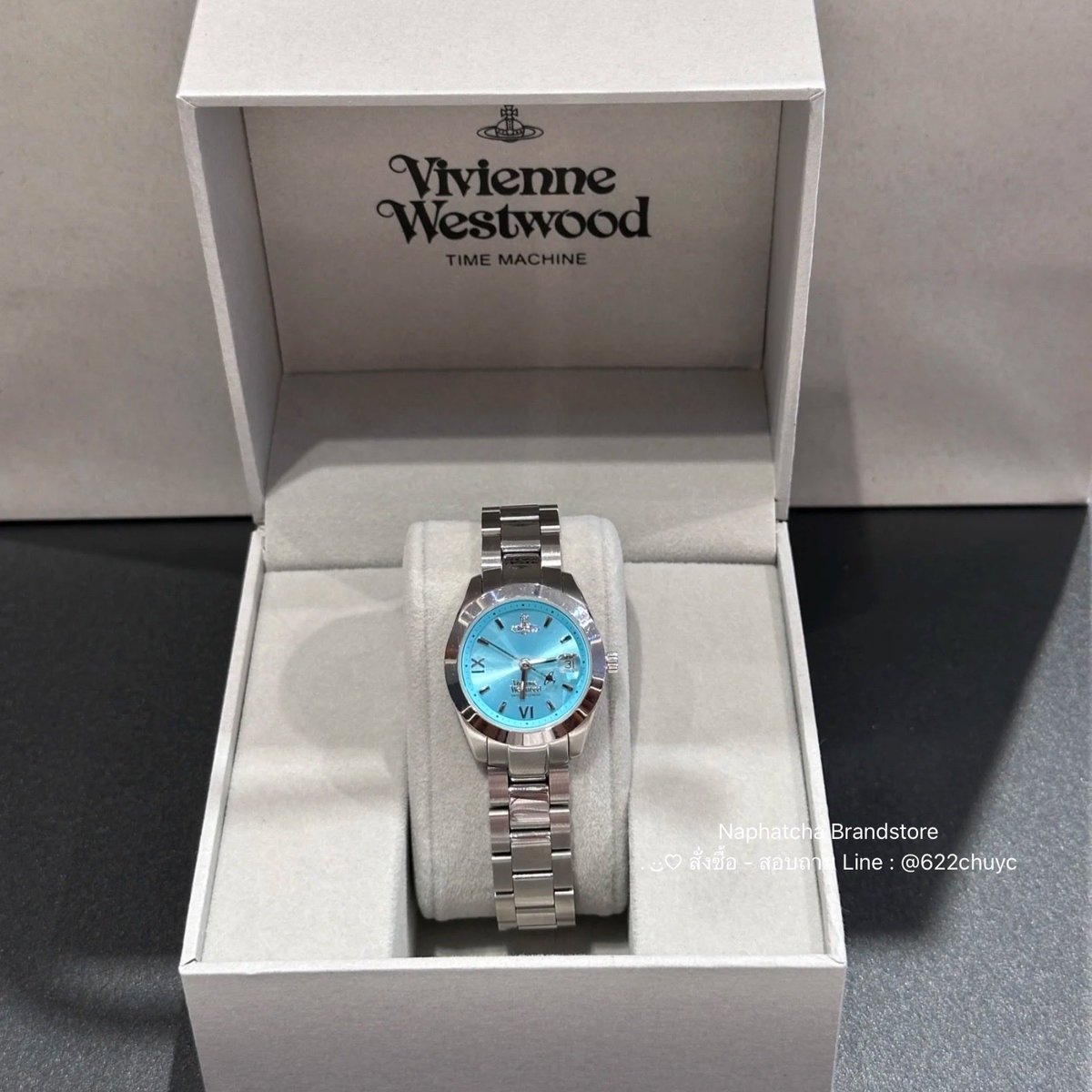 Npc_Brandstore's tweet photo. 🛒 พร้อมส่ง นาฬิกา Vivienne Westwood 🪐
รุ่น Fenchurch 🩵 หน้าปัดสีฟ้าสดใสมากๆค่ะ สวยเด่นมาก ✨

Color : Silver-Blue 
Size Case : 28mm.
อุปกรณ์ครบเซ็ต+ใบเสร็จช้อปไทย 🇹🇭
รับประกันช้อปไทย 2 ปีนะคะ

✨ ราคาป้ายไม่บวกเพิ่มค่ะ ✨
✨✨  ราคา 8,900฿ ส่งฟรี ~ แมสได้ค่ะ ✨✨ https://t.co/mMUrexIdRQ
