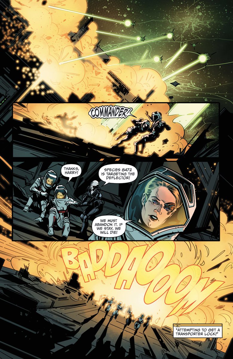 IDWPublishing's tweet image. "If the finale lands as well as this setup, we’re looking at an instant classic." @GetYourComicOn

Star Trek: Voyager--Homecoming #4 is at your comic shops now!

#StarTrek #StarTrekComics #StarTrekVoyager #NCBD #NewComics