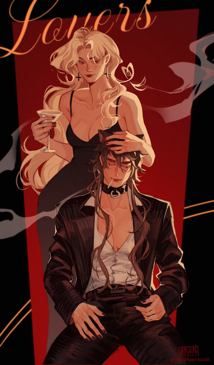 bbybluemochi's tweet image. vampire x werewolf gfs 🐺🦇❤️