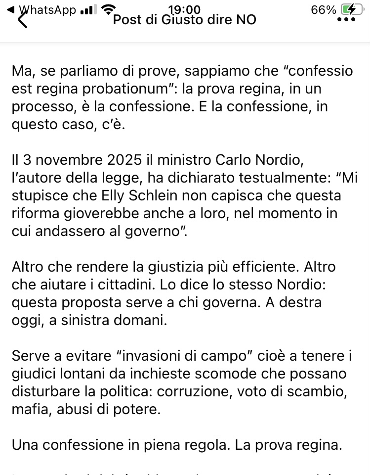 ErmesAntonucci's tweet image. Anche oggi il Comitato per il No dell'Anm ci dà la sua bufala quotidiana, e anche stavolta è enorme. Dopo aver affisso cartelloni in cui si prefigura la sottomissione alla politica dei giudici (ma non erano i pm?), il Comitato rivendica e rilancia: ci sarebbe una "confessione"…