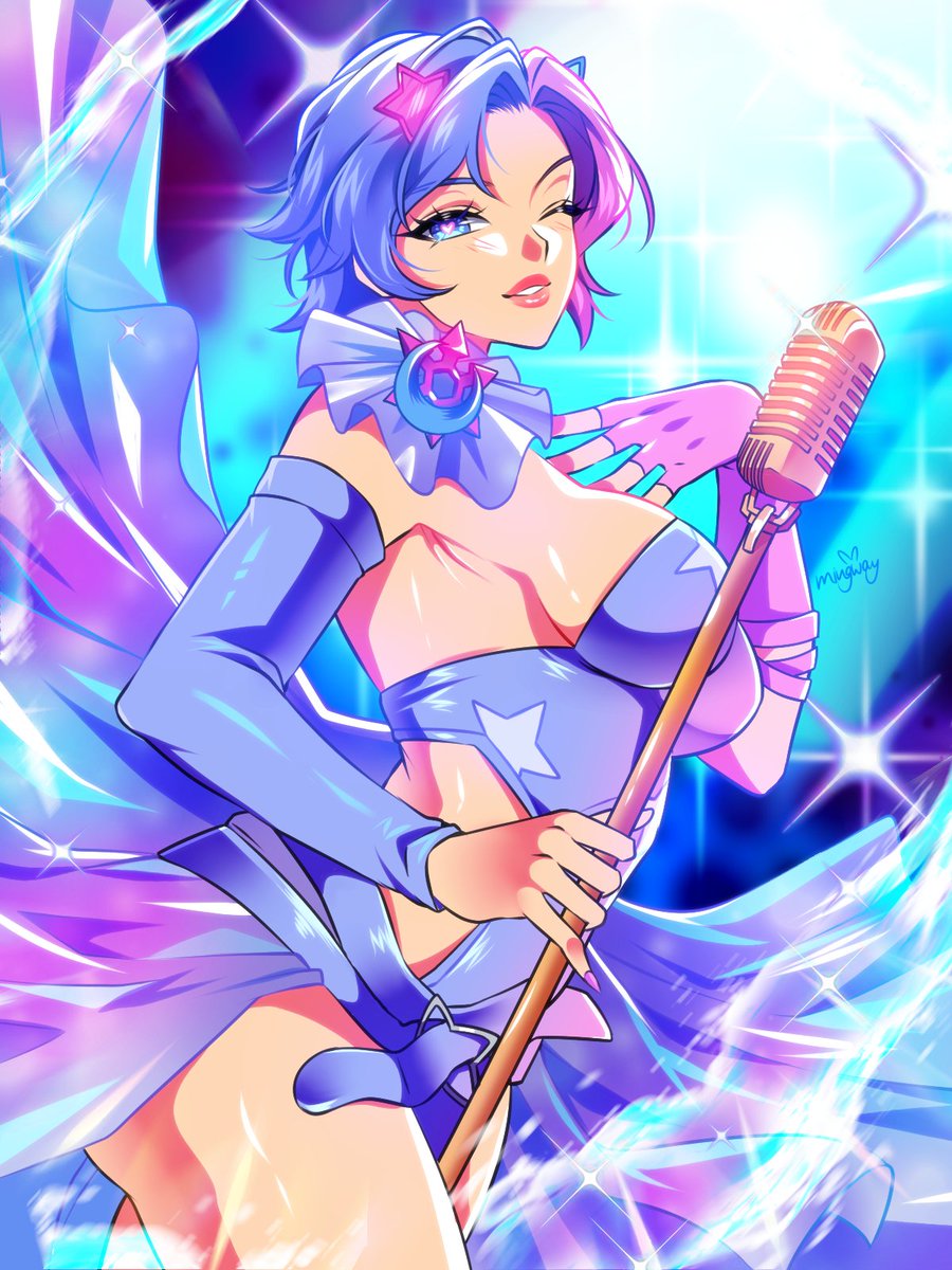 itsmingway's tweet image. Luna Snow - Disco Revolution 🎶🩵
#MarvelRivals