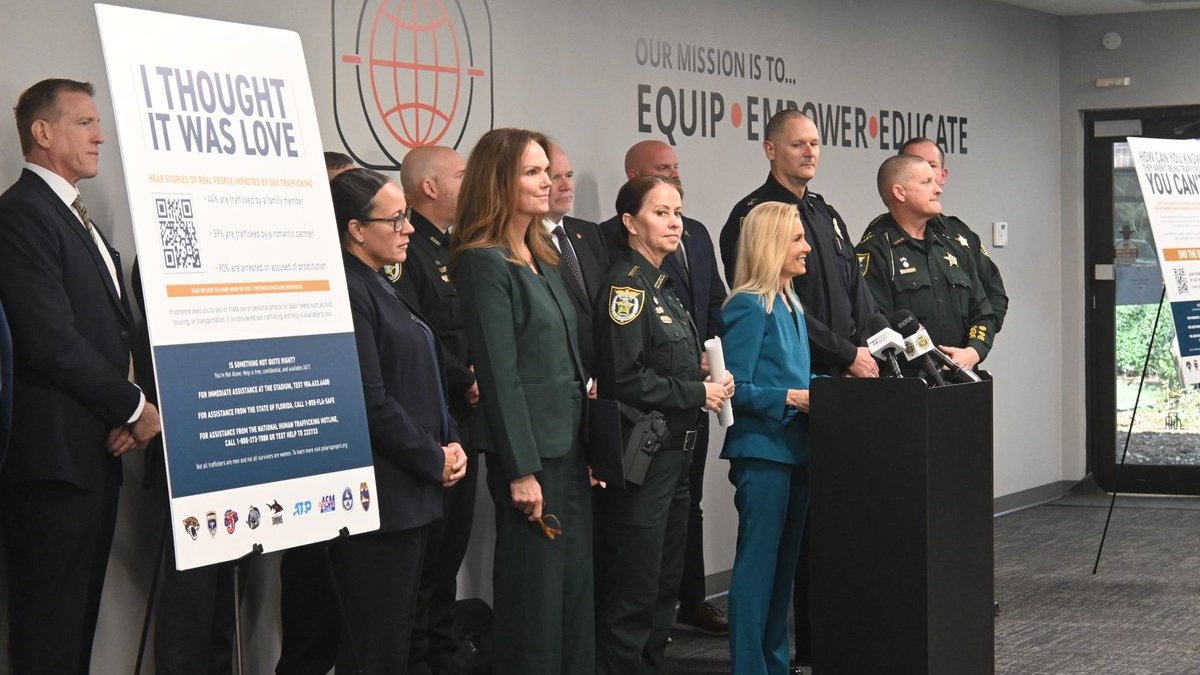 January is National #HumanTraffickingAwarenessMonth. State Attorney <a href="/Nelson4SAO/">Melissa Nelson</a> joined law enforcement and community leaders from across Northeast Florida to voice our unwavering support for victims and our continuous fight for justice.

Thank you to <a href="/ClaySheriffCook/">Sheriff Michelle Cook</a> for your