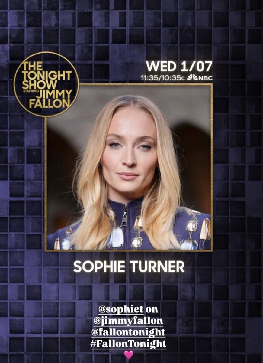 Sophie Turner on <a href="/FallonTonight/">The Tonight Show</a>!