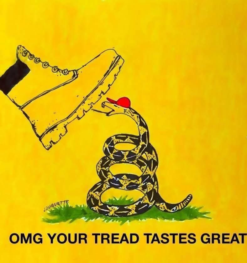 Mattivated4Life's tweet image. MAGA doesn’t even have a gag reflex at this point. They can deep throat the entire boot these days. 

Pathetic people