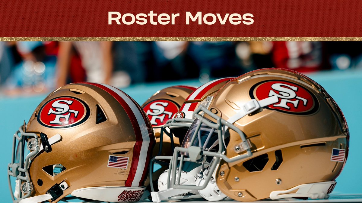 The #49ers have announced the following roster moves:
-Promoted Eric Kendricks to the active roster
-Placed Tatum Bethune on IR
-Signed Kyzir White to the practice squad
-Opened practice window for Jacob Cowing
-Signed Milo Eifler to Reserve/Future contract

📰:
