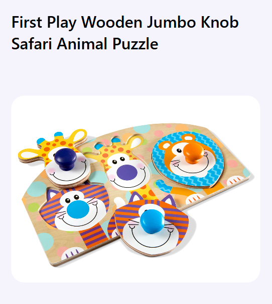 Cute puzzle for the little ones! And the quality is amazing! benable.com/sunflowersandt…
