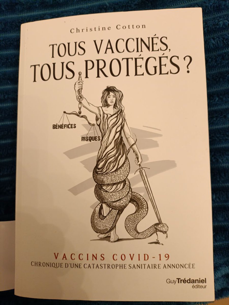 VeriteDiffusee's tweet image. Bonsoir à tous 

J'imagine que vous vous demandez pourquoi je vous envoie l'illustration du livre de Christine Cotton,

Je vais évidemment vous apporter une réponse.

Christine est à bout, au bout du rouleau.

C'est bien simple elle ne veut plus vivre et veut donc utiliser les…