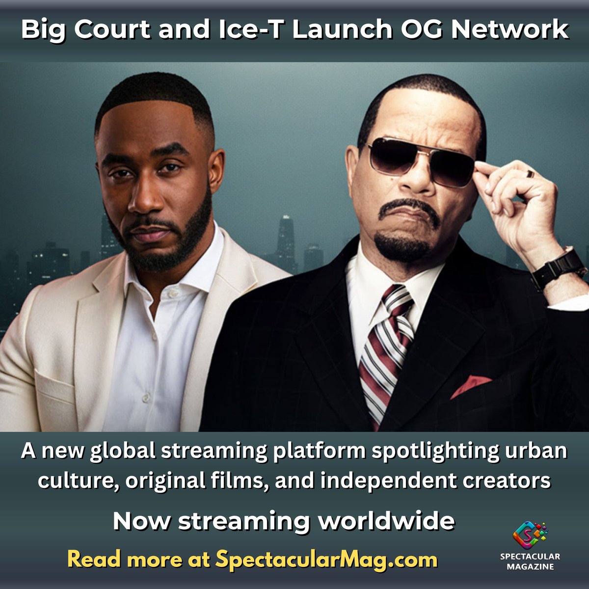 #BigCourt + #IceT are making power moves.

They’ve officially launched <a href="/OGNetworkTV/">OG Network</a> , a new global streaming platform built for #urbanculture &amp; independent creators.

What it could mean for the future of streaming👇
Read more: spectacularmag.com/2026/01/06/big…
#OGNetwork #SpecMagNC