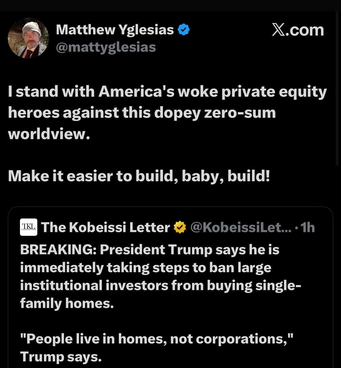 Reigning in AI data centers and banning Wall Street from buying up all the homes are no brainer issues that voters from both parties agree on. 

Unfortunately elite circles in Democratic Party are mostly “Abundance liberals” which take the extremely unpopular view on both issues.