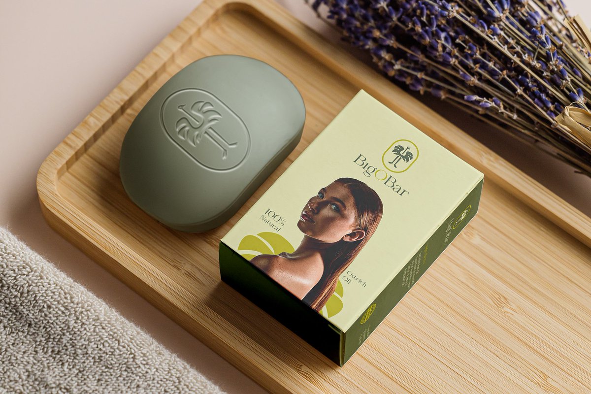 raphmadeit's tweet image. Just wrapped up the brand identity for a luxury skincare brand.

BigObar makes handcrafted soaps, balms, chapsticks with the core ingredient being ostrich oil.

Process, rationale, old vs new logo, problem design solved, and applications on Behance → behance.net/gallery/241680…