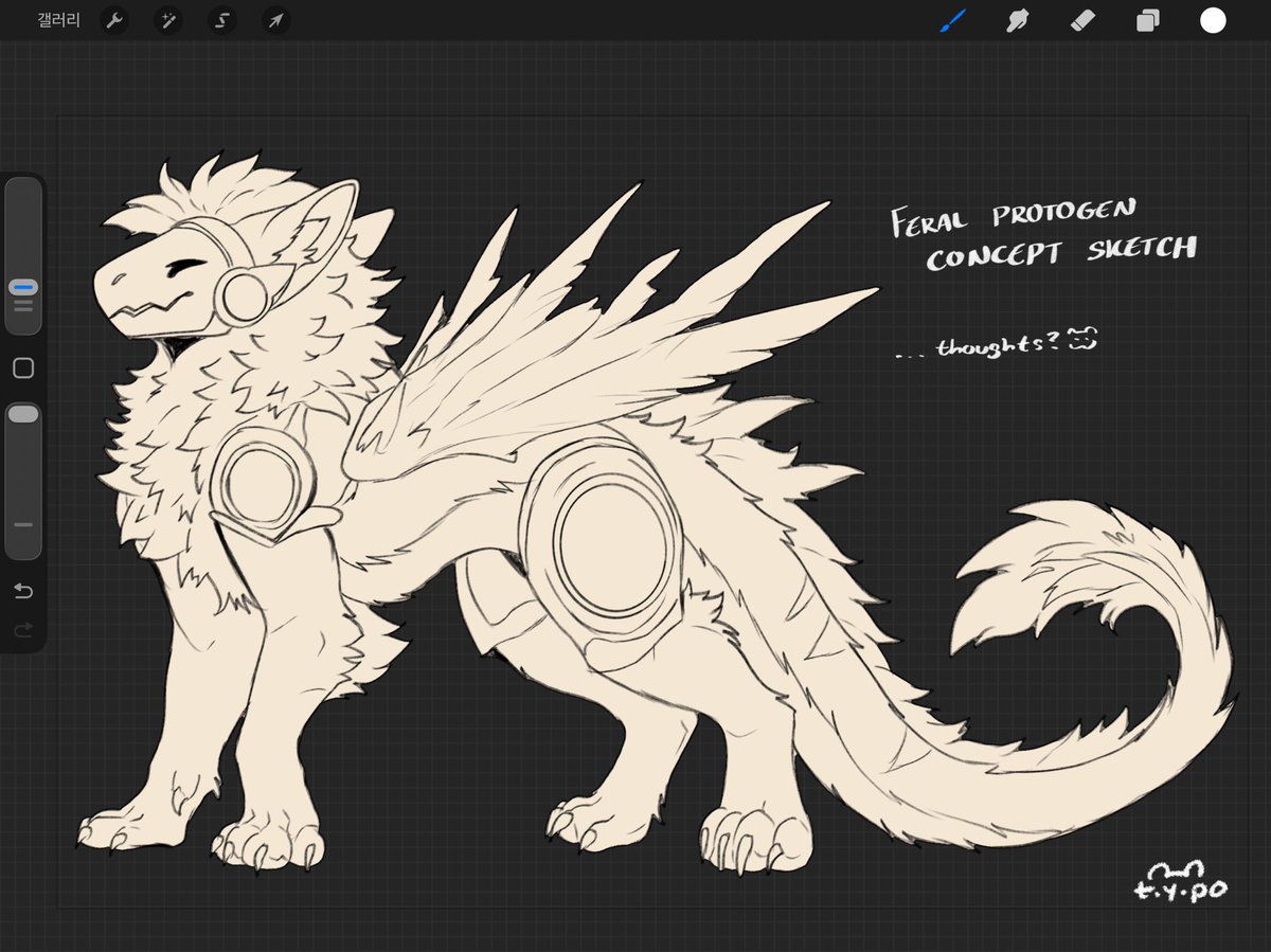 typodoesart's tweet photo. feral protogens? 
do people even like these? :3 https://t.co/fqvny3Io4B