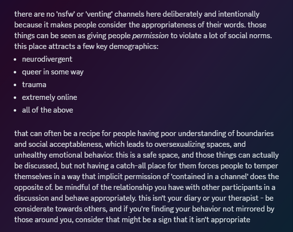 real. from the rules in my server: