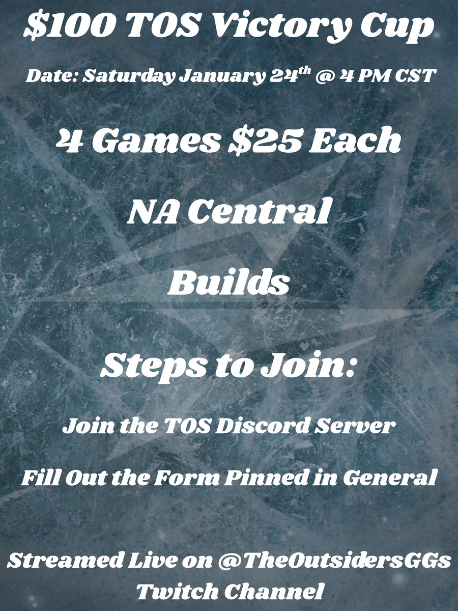 TheOutsidersGGs's tweet image. We are Hosting Our First Ever Community Event! Follow the Steps to Sign Up! (100 Player Cap) Discord Linked in Bio!