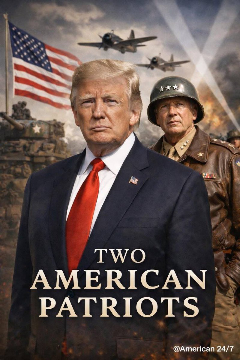 realNesaraGQ's tweet image. Two Great Men.  Donald J Trump and 
George S Patton.  🇺🇸
FOLLOW @Barron47voicese

WWG1WGA