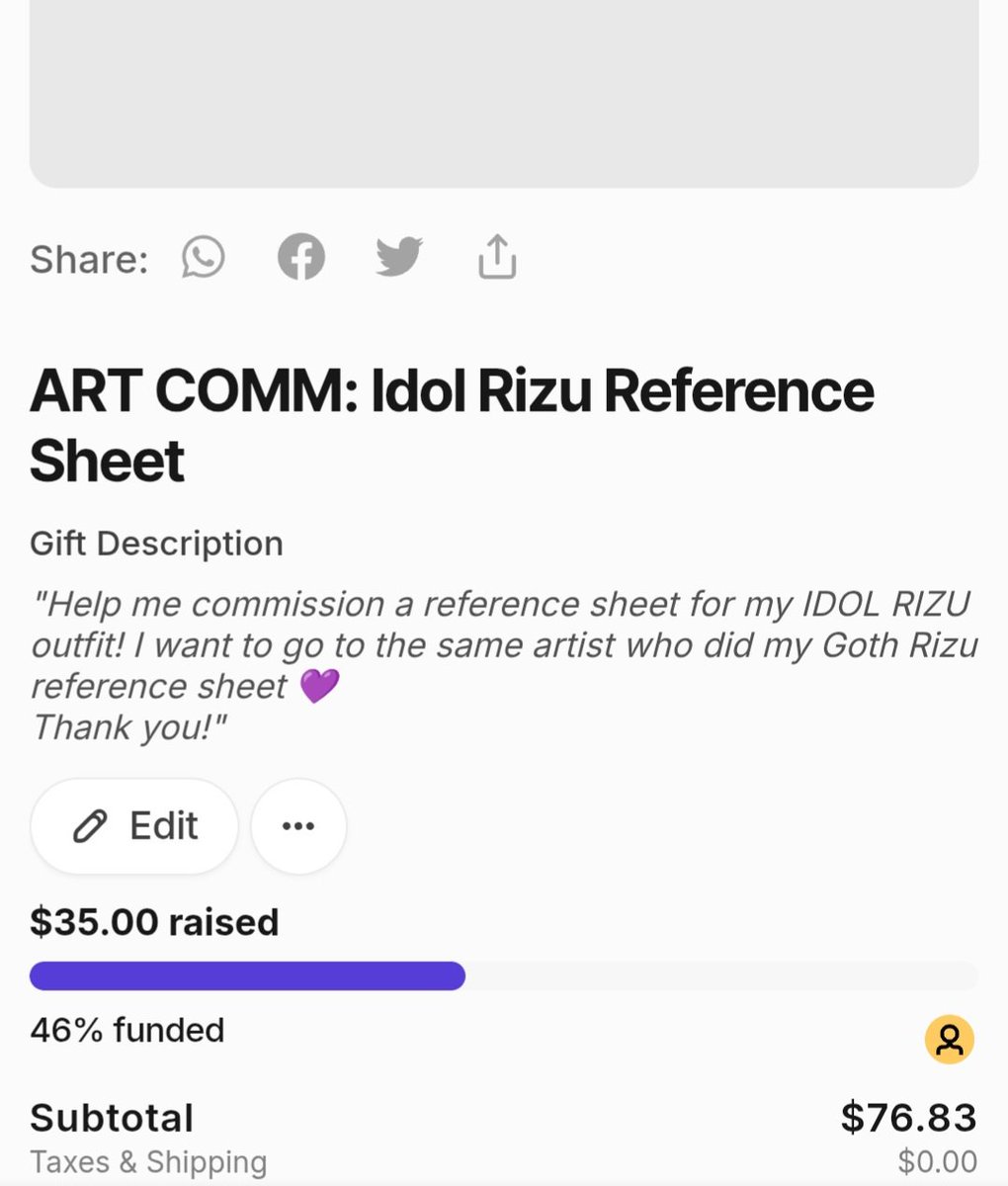 For my birthday I would love to get this Ref Sheet C0mm funded!! 
You can contribute over on throne:
throne.com/rizumayonaka