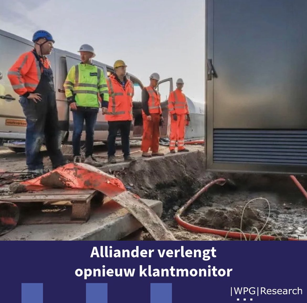 𝗛𝗲𝘁 𝗷𝗮𝗮𝗿 𝗯𝗲𝗴𝗶𝗻𝗻𝗲𝗻 𝘄𝗲 𝗺𝗲𝘁 𝗴𝗼𝗲𝗱 𝗻𝗶𝗲𝘂𝘄𝘀! 🎉  
<a href="/Alliander/">Alliander</a> heeft het contract voor de klantmonitor met één jaar verlengd.
Lees verder over de samenwerking; lnkd.in/eKis872t
#klantmonitor #alliander #wpgresearch #klanttevredenheid #CES