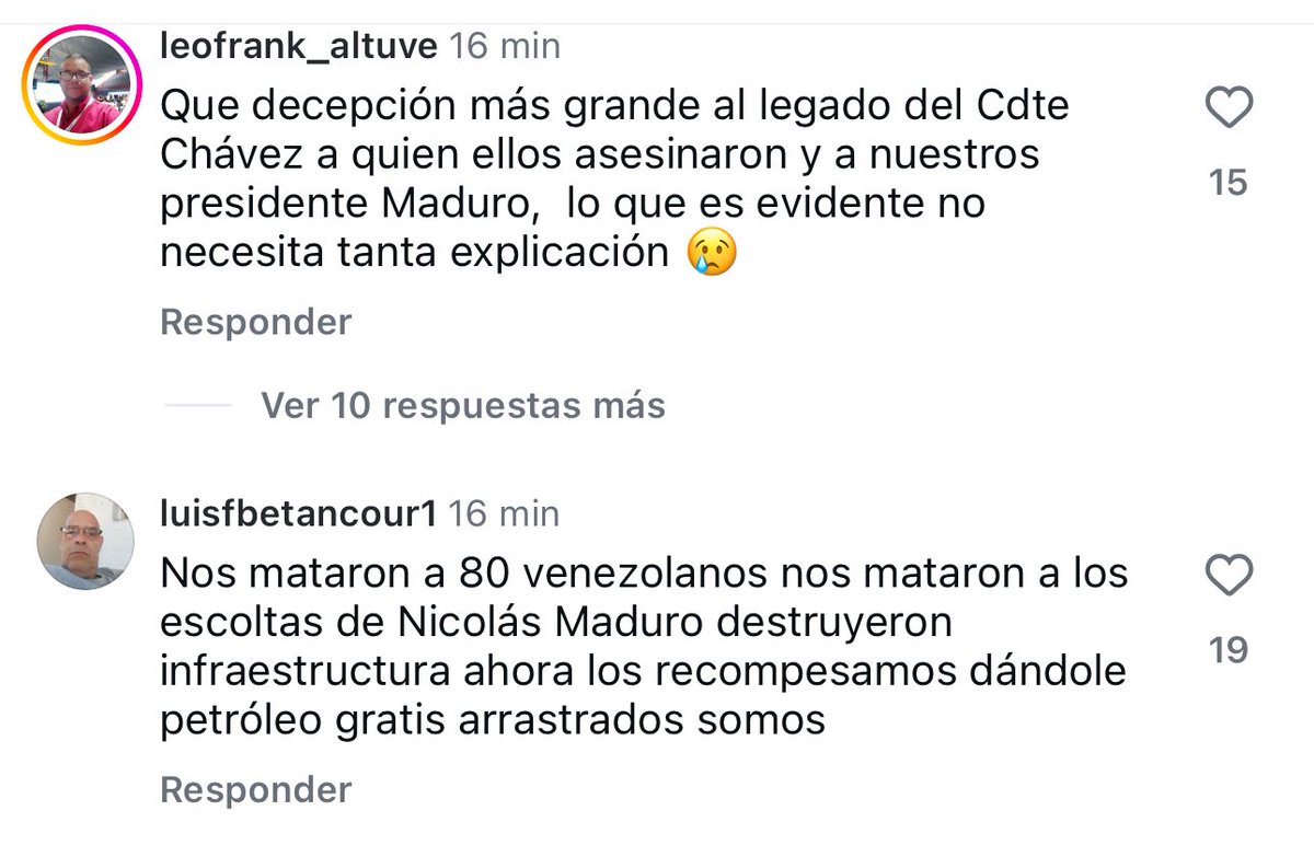 ¡Atención! Comenzó la fractura de las bases del chavismo, luego de que Delcy Rodríguez haya aceptado negociaciones con los EE.UU. por el petróleo