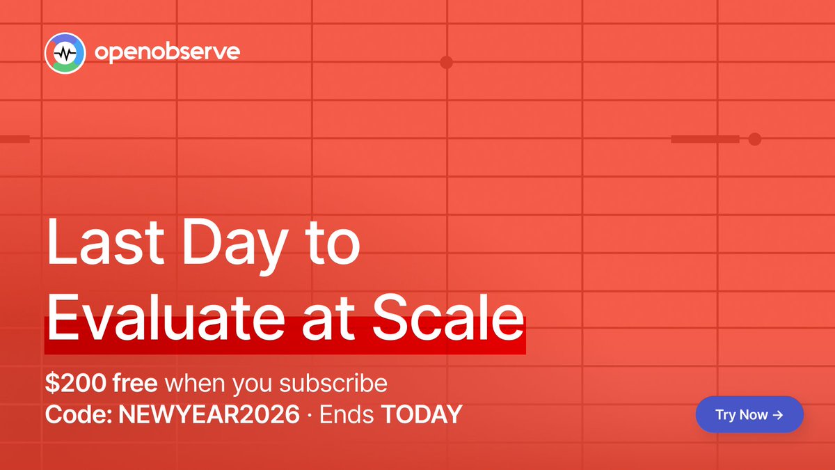 OpenObserve tweet media